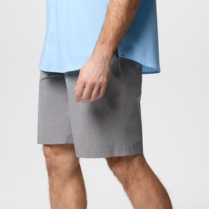 Pantalones Cortos de Algodón para Hombre, Color Sólido, Ajustables, con Cierre de Botones, Modelo 2026, Casuales, Duraderos, Mezcla de Algodón - Product Image 2