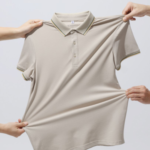 Vêtements décontractés Polo pour hommes Chemise à manches courtes à séchage rapide T-shirt Polo à manches courtes taille et couleur personnalisées pour hommes - Product Image 2