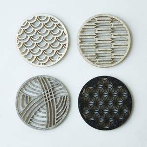 ถาดรองแก้ว3.75แบบซับลิเมชัน MDF สแควร์พร้อมจุกหลังถาดรองแก้วออกแบบได้ตามที่ต้องการเป็นมิตรกับสิ่งแวดล้อมสมัยใหม่ - Product Image 6