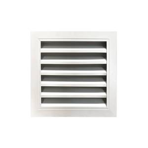 Grilles et registres carrés en aluminium blanc étanches Tecnosystemi pour systèmes CVC - Product Image 1