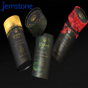 Emballage en carton pour aliments, tubes cylindriques en kraft, capsules de collagène, haute qualité, recyclé, supplément de protéines en poudre, boîtes en papier - Product Image 6