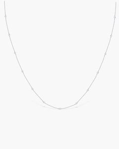 Collier Timeless Diamond By The Yard 0,44 ct Diamant Naturel Couleur G-H Pureté VS Or Massif 14K Classique Pour Femme - Product Image 1