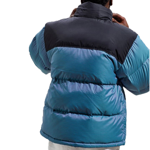 Vente en gros de veste en duvet noire d'hiver avec logo de fabricant personnalisé blouson de fitness bombardier bouffant pour hommes - Product Image 3