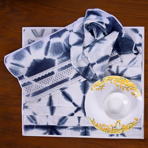 Vintage 100% Cotton Handmade Block Printed <b>Tablecloth</b> Elegant Table Linen Cover - Product Image 2