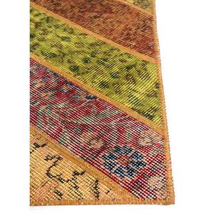 Alfombra de Lana Anudada a Mano de Gran Tamaño, Diseño Multi Chevron, para el Hogar, Pasillo, Sala de Estar, Rectangular, Hecha a Mano, Viscosa - Product Image 4