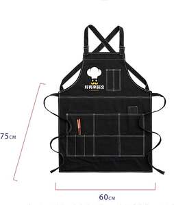 Delantal protector de cocina y barbacoa más vendido, chaqueta de soldadura de cuero suave ajustable, ropa de trabajo ignífuga - Product Image 2