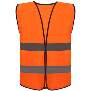 Gilet de sécurité ANSI Classe 2 imperméable avec bandes réfléchissantes, éclairage LED, léger et fermeture éclair sur le devant pour le travail en extérieur - Product Image 1