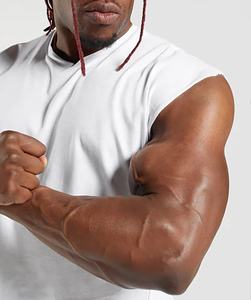 Débardeur de sport pour hommes de haute qualité 3D respirant tricoté Fitness musculation Singlet Logo personnalisé entraînement Stringer solide - Product Image 2