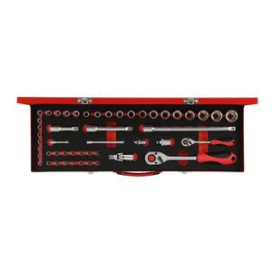 Gedore 49-Piece 1/2''-1/4'' <b>Drive</b> Socket Set - Product Image 1