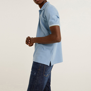 Polo de alta calidad para hombre, ropa informal, camisa 100% de algodón, poliéster transpirable, algodón, liso, polos de manga corta para hombre - Product Image 3