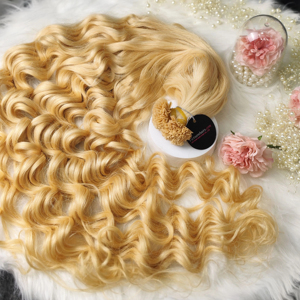 Extensiones de cabello humano virgen 100% vietnamita más vendido, estilo punta en V, rizo Jerry, cutícula completa, precio al por mayor de alta calidad - Product Image 1