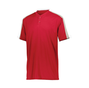Fournisseur OEM de maillots de baseball professionnels, uniforme à séchage rapide en polyester avec boutons partiels, impression DTF, détails du joueur, livraison directe - Product Image 6