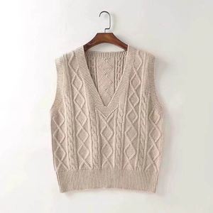 Versatile <b>Womens</b> Sleeveless Knit <b>Sweater</b> <b>Vest</b> Acrylic Pullover Balanced Fit Designed <b>For</b> Wholesale Supply - Product Image 5