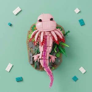 Modelo de Axolotl Educativo de Lego Mog, Juguete de Construcción de Plástico ABS para Niños de 5 a 7 Años, Empaquetado en Caja de Cartón - Product Image 4