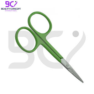 กรรไกรตัดหนังกำพร้าแบบกำหนดโลโก้ได้ ปี 2026 ผู้จัดจำหน่ายที่ดีที่สุด ด้ามจับสีเขียว รุ่นใหม่ล่าสุด กรรไกรสแตนเลส ใบมีดโค้งคม - Product Image 3