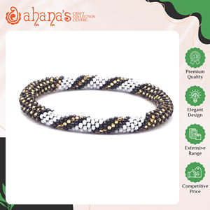 Grande vente, meilleure qualité, fabrication népalaise, approvisionnement en gros, bijoux faits à la main pour femmes, accessoires de mode tendance, bracelets en perles de verre, Ahana's - Product Image 2