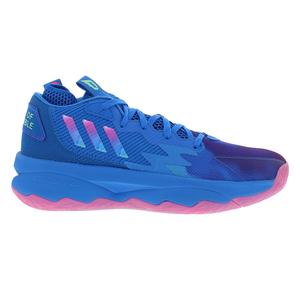 Chaussures unisexes Adidas Dame 8 Couleur : Bleu/Rose 100% authentiques - Product Image 5