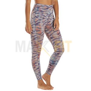 Leggings de fitness pour femmes personnalisés de qualité supérieure 2023 Design taille haute avec logo sublimé Produit portable - Product Image 2