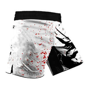 Pantalones cortos de compresión de alta calidad personalizados OEM, pantalones cortos MMA de nuevo diseño para hombres con estampado de sublimación, ropa de artes marciales, para boxeo - Product Image 3
