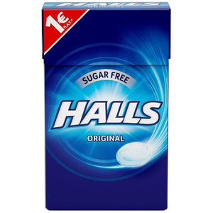 Halls 34g Candy Mint Menthol Palitos con sabor afrutado Sabor dulce Empaquetado en caja y botella - Product Image 2