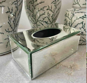 Caja de cubierta de pañuelos con estampado de árbol blanco, almacenamiento de servilletas rectangulares de acero inoxidable con soportes, soportes de caja de pañuelos faciales - Product Image 5