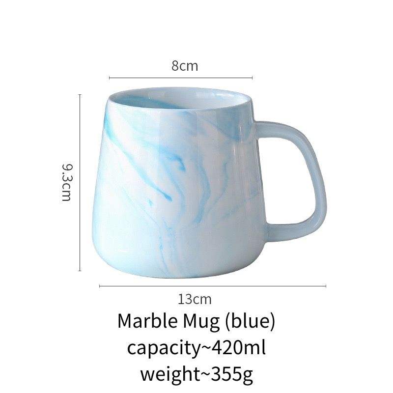 แก้วหินอ่อน (สีฟ้า)