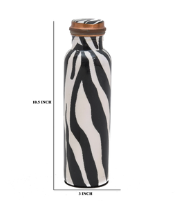 Bouteille imprimée en cuivre la plus exigeante Bouteille d'eau à boire en émail Bouteille en cuivre imprimée - Product Image 1