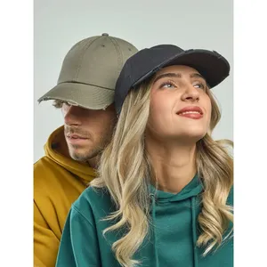 Sustainable Destroyed Dad Hat Promotional Merchandising <b>Cap</b> - Product Image 2