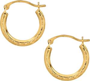 ต่างหูทองเหลืองต่างหูดีไซน์คลาสสิกสำหรับผู้หญิง - Product Image 5