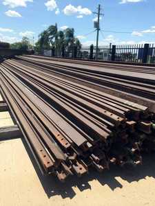 Déchets de voies ferrées usagées, barres de rail en acier HMS, fer pour le recyclage et la réutilisation industrielle - Product Image 1
