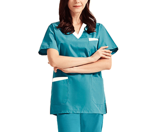 Uniformes Médicos de Enfermería 100% Algodón, Suministro de Fábrica, Uniformes de Hospital para Enfermeras - Product Image 5