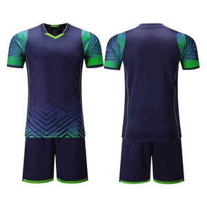 Uniformes de football américain élégants à manches courtes, design sublimé personnalisé, broderie complète, respirant, anti-humidité - Product Image 4
