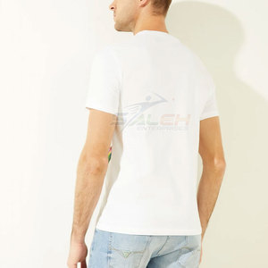 เสื้อยืดผู้ชายผ้าโพลีเอสเตอร์/คอตตอน พิมพ์โลโก้ได้ คอกลม ทรงเข้ารูป เป็นมิตรกับสิ่งแวดล้อม แห้งเร็ว สไตล์สตรีทแวร์ - Product Image 4