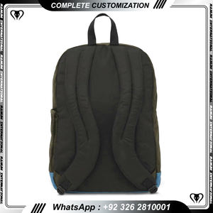 Sac à dos de voyage unisexe multifonctionnel Grand sac à dos de sport Fermeture à glissière Logo personnalisé en polyester avec lettre - Product Image 4