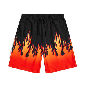 <b>Men's</b> Customizable Breathable Cotton Sports <b>Shirt</b> Shorts 2-Piece Suit Custom Colors Logo Printed Mid Waist Drawstring Summer OEM - Product Image 1