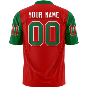 Camiseta de Fútbol Americano Blanca al por Mayor, Personalizable con el Logotipo del Equipo, Transpirable, de Poliéster, Unisex, para Adultos, Conjuntos de Uniformes de Práctica y Entrenamiento Cortos - Product Image 4