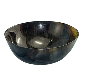 Frutero y Tazón para Servir de Cuerno de Búfalo Pulido Natural, Apto para Lavavajillas y Ecológico - Product Image 1