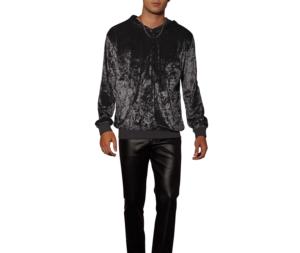 Nuevas sudaderas con capucha de terciopelo con logotipo personalizado para hombres 100% algodón ropa informal suéter ligero sudaderas con capucha de invierno hechas por Isha Industry - Product Image 4