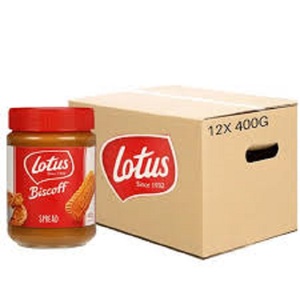 Buy Lotus <b>Cookies</b> and Creamy and Crunchy 250 g - Lotus Crema Biscoff Biscuits Spread Smooth Cream 400g - Product Image 2