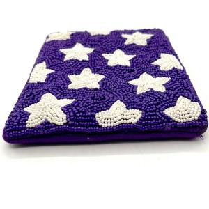 Porte-monnaie à perles avec fermeture éclair, perles sur les deux côtés, un sac, vêtements, porte-monnaie à perles avec fermeture éclair, un sac - Product Image 1