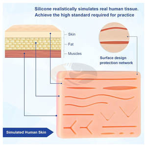 Kit de Entrenamiento de Sutura Manual Reutilizable de Acero Inoxidable de Alta Calidad, Juego de Práctica Quirúrgica para Estudiantes, Entrenamiento Práctico Duradero, CE - Product Image 5