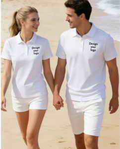 Camiseta Polo Personalizada con Logotipo para Hombre, Manga Corta, Tejida, Informal, con Botones al Frente - Product Image 4