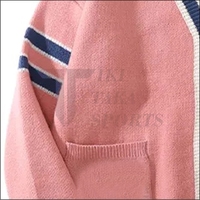 Cardigan en laine/nylon Tiki Taka Sports University pour homme, vêtement décontracté, design Varsity, col en V, décoration boutonnée, hiver