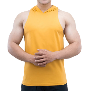 Camiseta sin Mangas con Capucha, Estilo Informal y Holgado, Ropa Deportiva para Gimnasio, Hogar y Uso al Aire Libre - Product Image 1