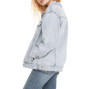 Chaqueta de mezclilla de gran tamaño azul XL de alta calidad para Otoño Invierno cómodo diseño largo relleno de algodón transpirable tela al por mayor - Product Image 3