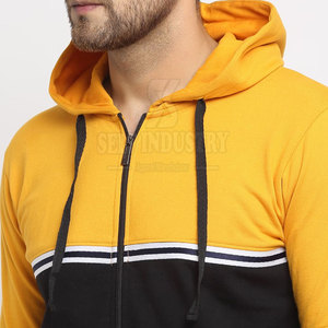 Wholesale Men's Quick Dry Long Sleeve <b>Tracksuits</b> Streetwear 100% Cotton Hooded <b>Tracksuits</b> for Winter Solid Pattern - Product Image 5
