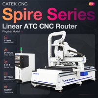 Máquina Fresadora CNC Lineal ATC CK-1325-RSP-T para Corte y Grabado de Madera, PVC y Acrílico