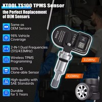Capteur de programmation de pression des pneus universel programmable XTOOL TS100 PRO 315/433 MHz