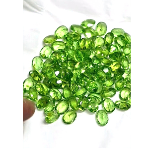 เพอริดอทธรรมชาติ 88 เม็ด ขนาด 8x6 มม. ทรงรีเหลี่ยมเพชรพลอย น้ำหนัก 119.85 กะรัต คุณภาพดี ราคาขายส่ง ราคาอเมริกา 168 ดอลลาร์ สำหรับทั้งหมด - Product Image 2