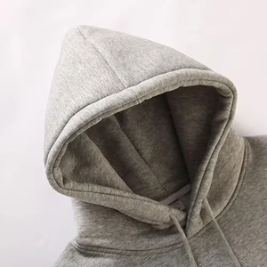 High Quality Winter Men's <b>Hoodies</b> 100% Cotton Lightweight Breathable Eco-Friendly Custom Logo Printing Solid Pocket Design OEM - Product Image 5